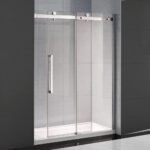 Shower cabins, glass door hinges and glass clams