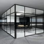 Profiles for glass doors and glass partition